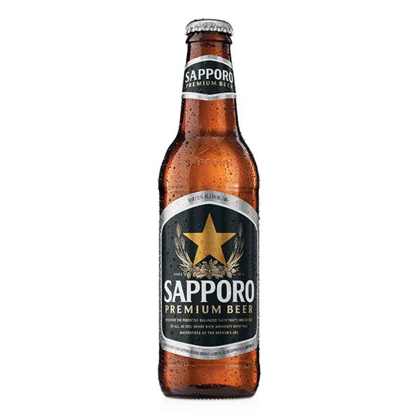 Sapporo Draft Beer 12 Oz Bottle