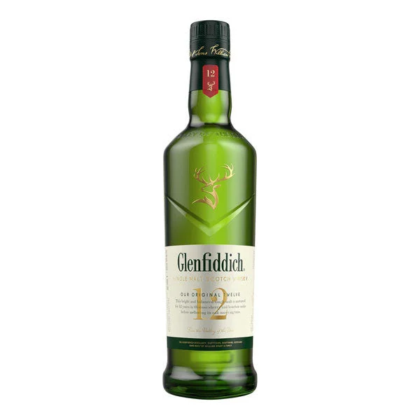 Glenfiddich 12 year Single Malt Scotch Whisky 750mL
