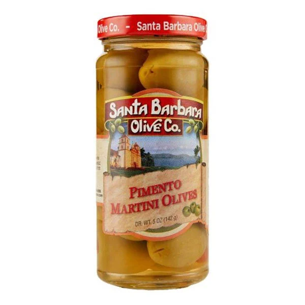 Santa Barbara Olive Co. 5oz Martini Pimento Stuffed Olives 5 Oz