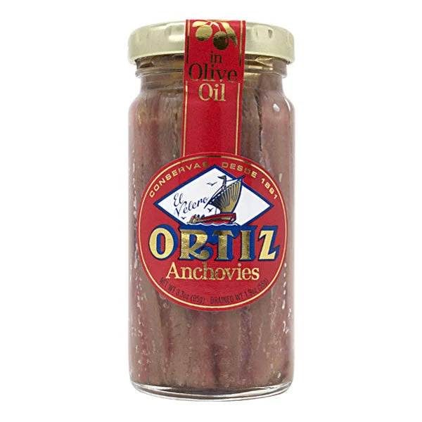 Ortiz Anchovies In Olive Oil No Skin 95g