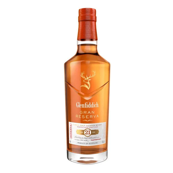 Glenfiddich 21 year Gran Reserva Rum Cask Finish Single Malt Scotch Whisky 750mL