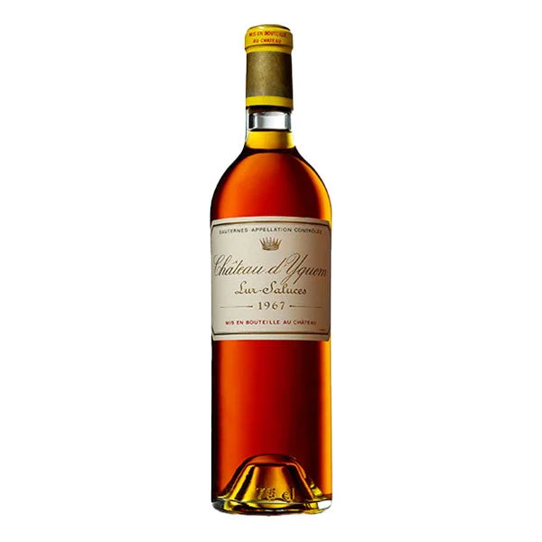 1967 Chateau d'Yquem, Sauternes 750mL (high shoulder)