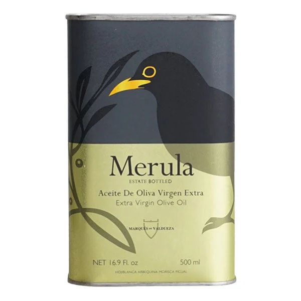 Merula Spanish Extra Virgin Olive Oil 500ml Tin