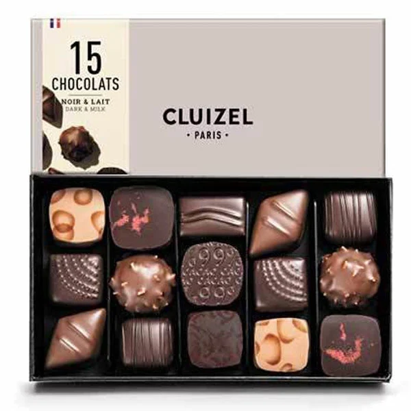 Cluizel 15pc Dark & Milk Assortment