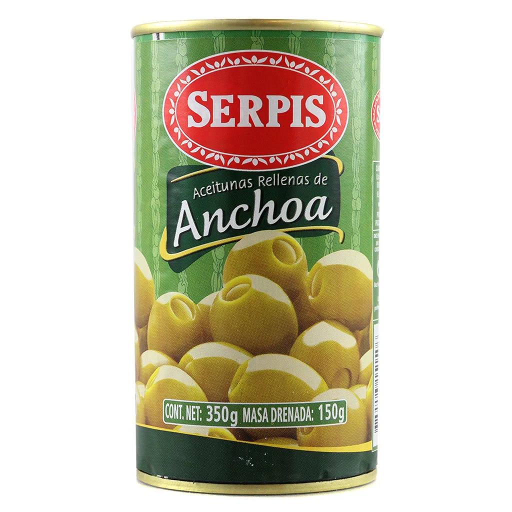 Maestranza Manzanilla Green Olives Stuffed with Anchovies 85g