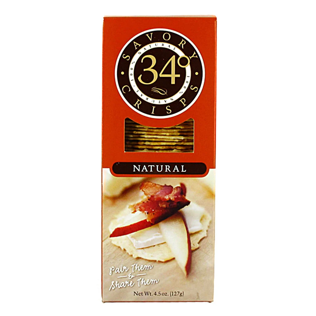34 Degrees Natural Crispbread Crackers