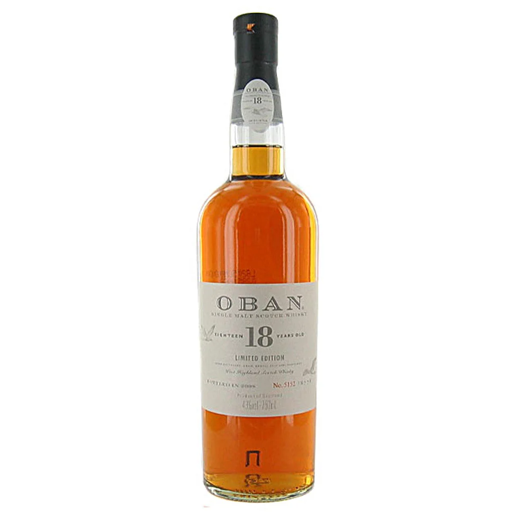 Oban 18 year Single Malt Scotch Whisky 750mL