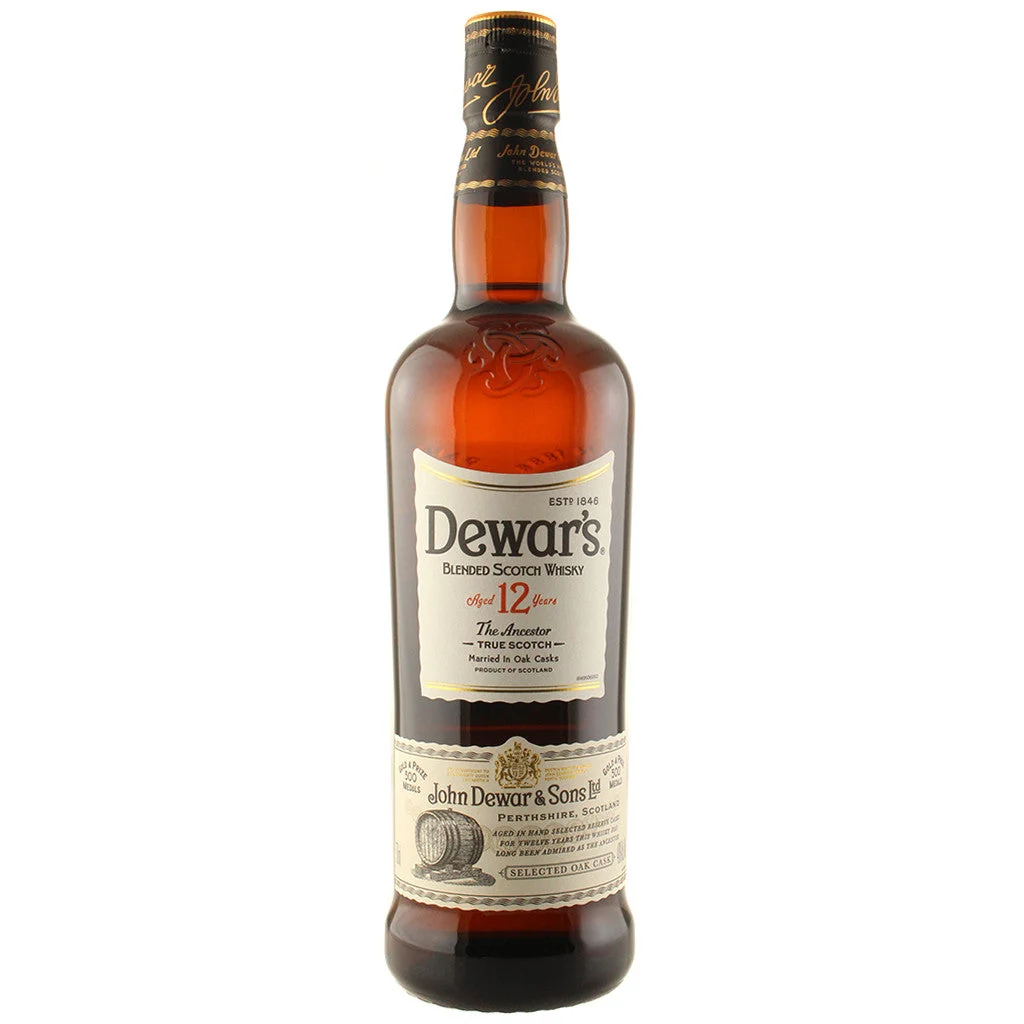 Dewars 12 year Blended Scotch Whisky 750mL