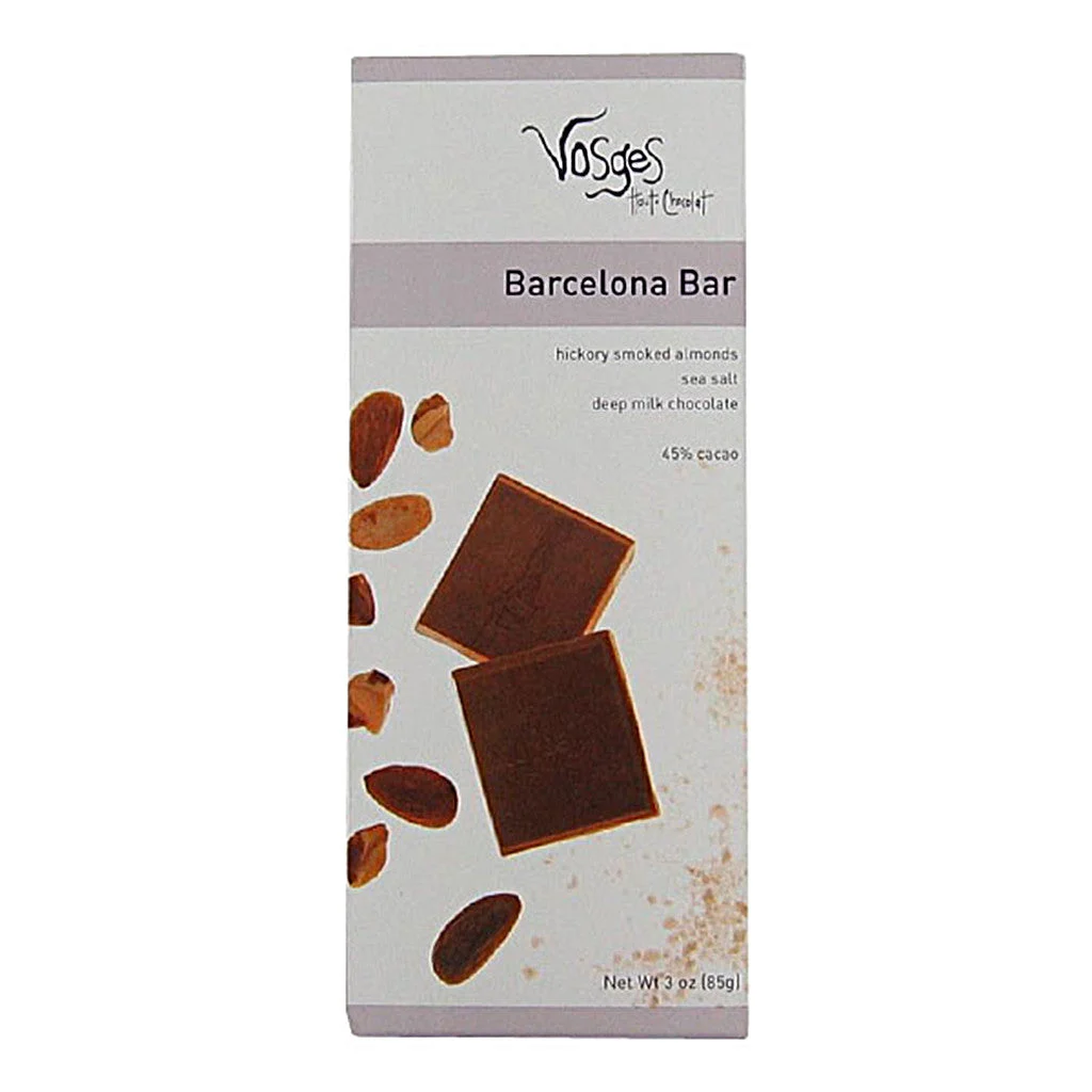 Vosges Haut-Chocolat Barcelona Almond Chocolate Bar 3oz