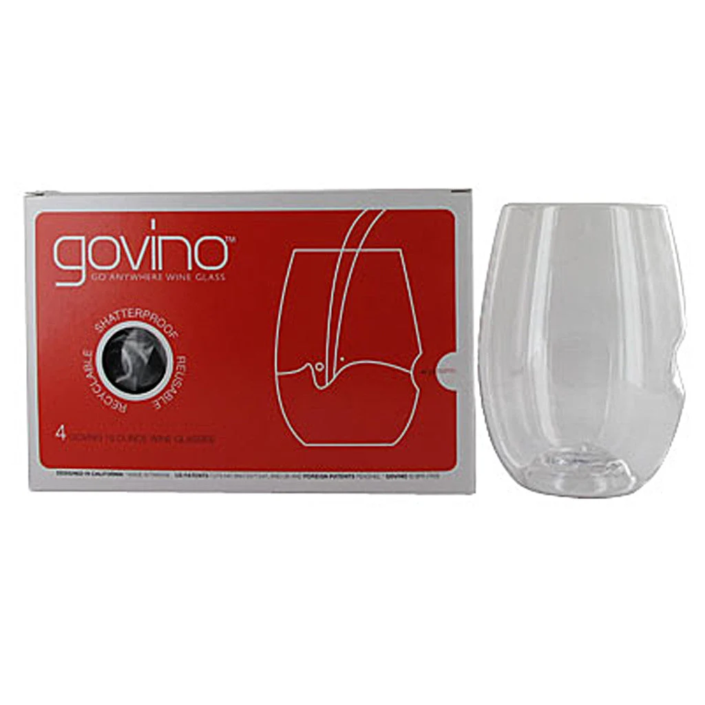 Govino Stemless Wine Goblet Convienient 4-pack Unbreakable