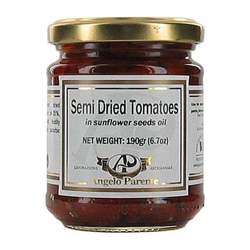 Angelo Parente Semi Dried Tomatoes in Sunflower Oil 190g