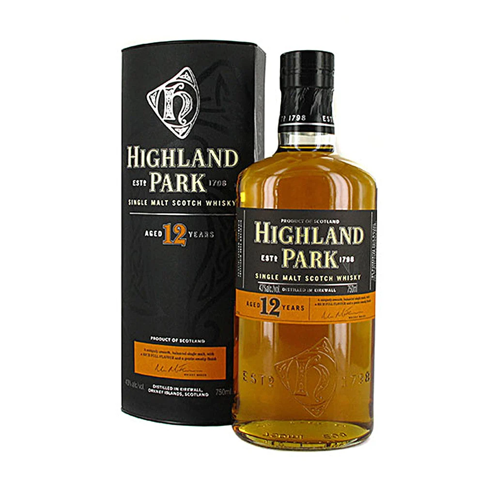 Highland Park 12 year Single Malt Scotch Whisky 750mL