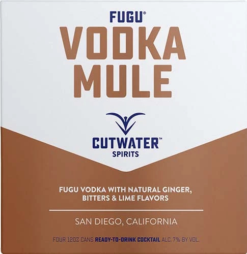 CUTWATER SPIRITS VODKA MULE 4PK