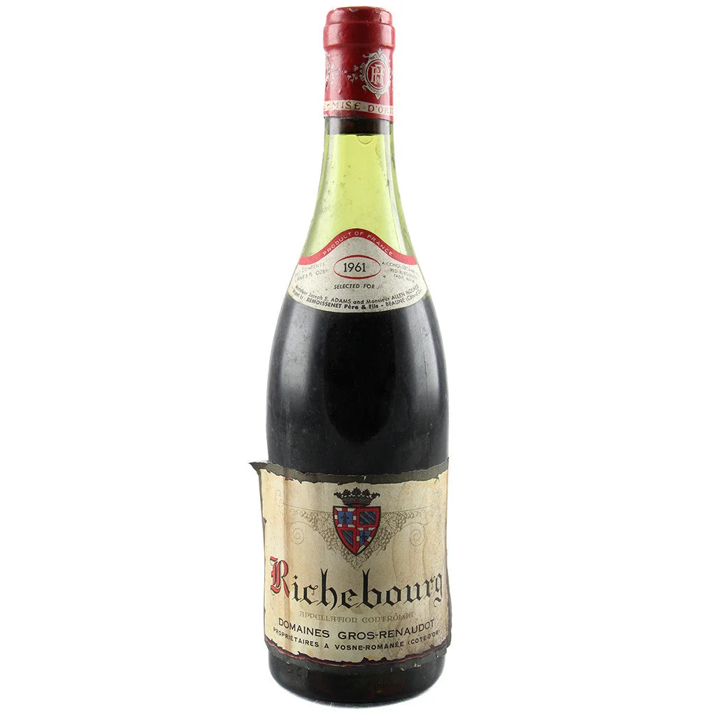 1961 Gros Renaudot Richebourg 750mL