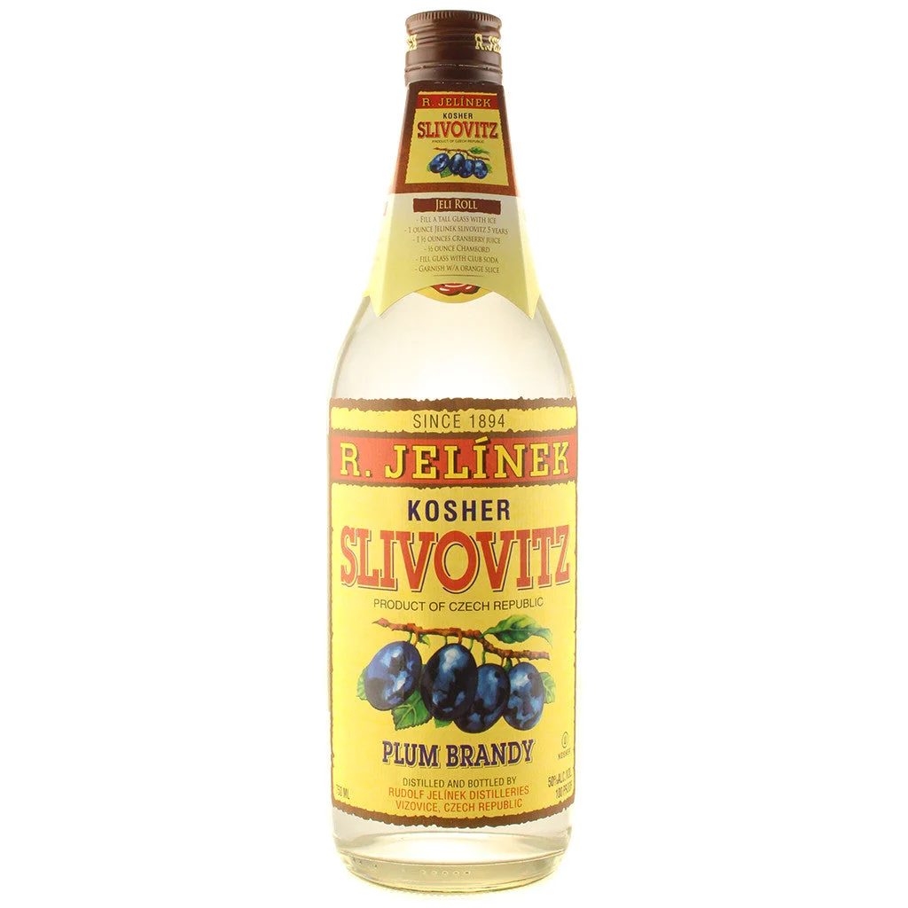 Jelinek Czechoslovakian Slivovitz 5year Kosher 750mL