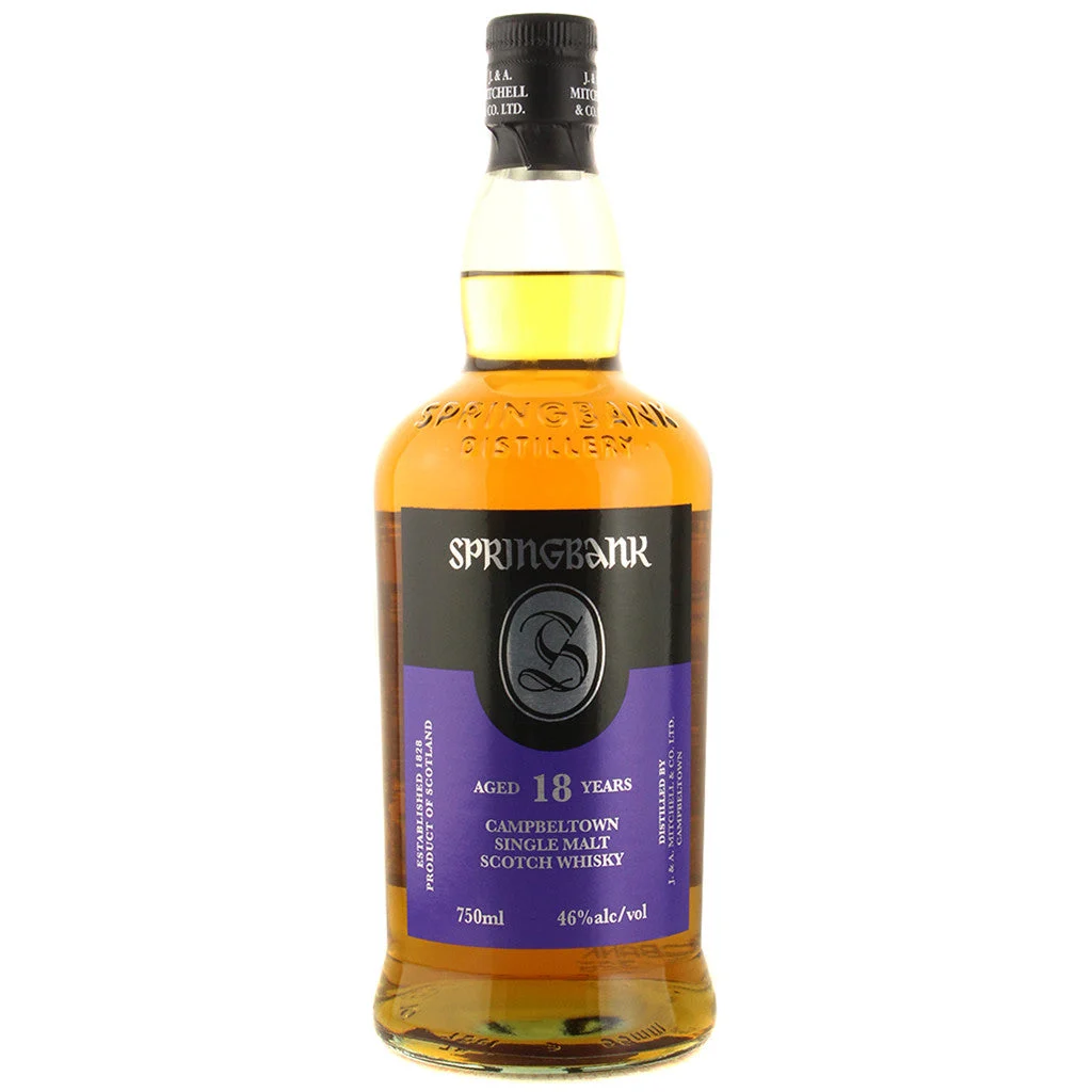 Springbank 18 year Single Malt Scotch Whisky 750mL