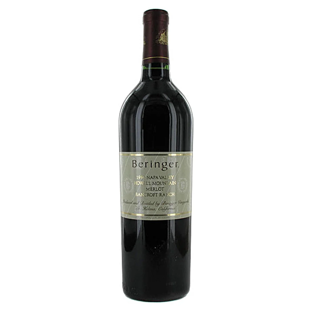 1990 Beringer Howell Mountain Merlot 750mL