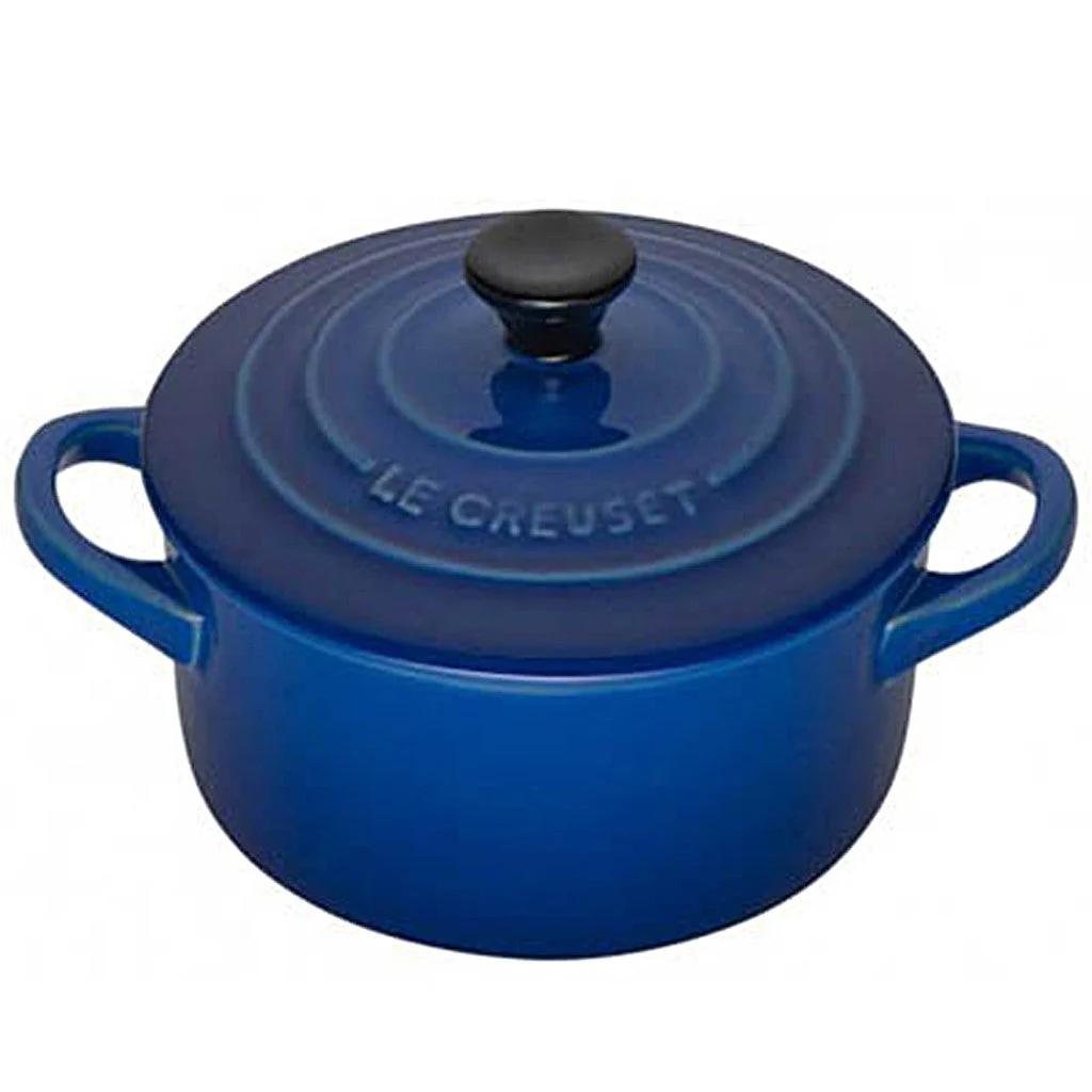 Le Creuset 8 oz. Mini Round Cocotte Marseille Blue