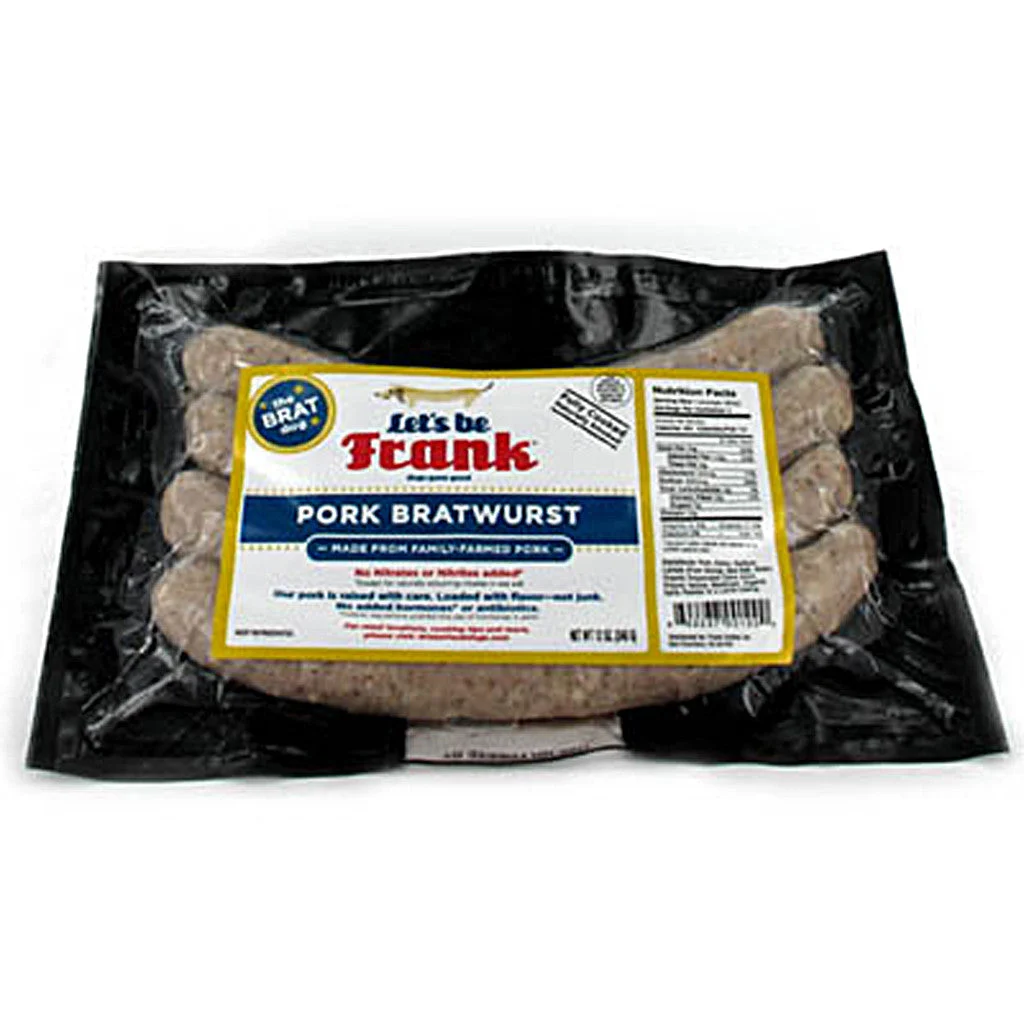 Let's Be Frank Pork Bratwurst