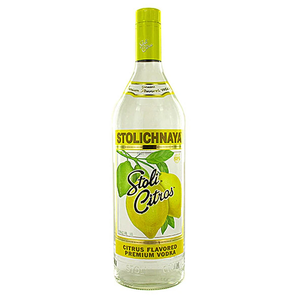 Stolichnaya Vodka Citron Liter 1L