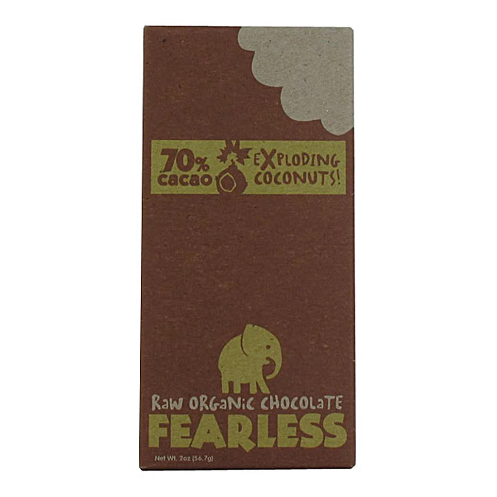 Fearless Coconut 70% Dark Chocolate Bar