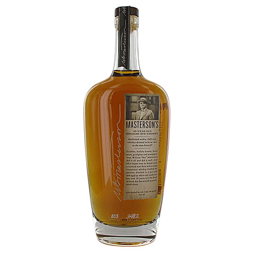 NV Masterson's 10 year Rye Whiskey 750mL