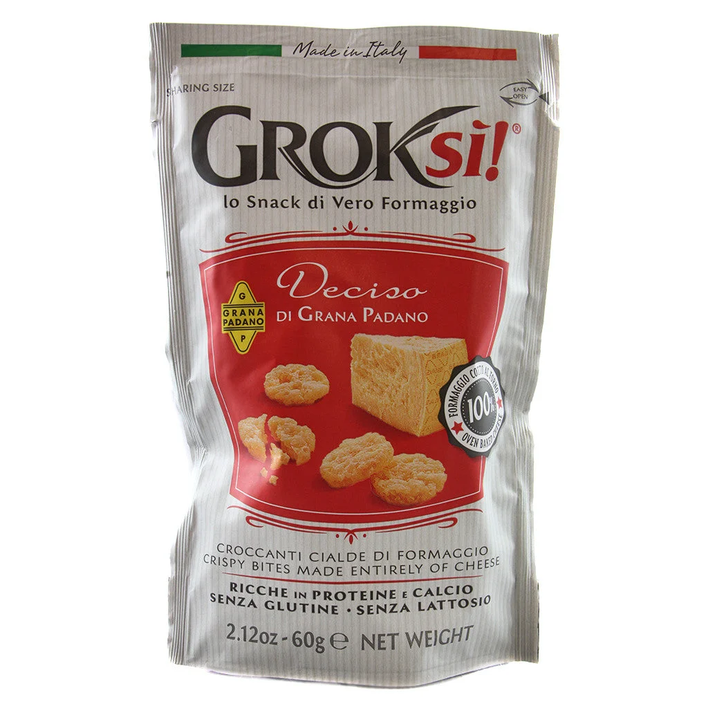 Grok Grana Padano Chips Medium Bag 60g