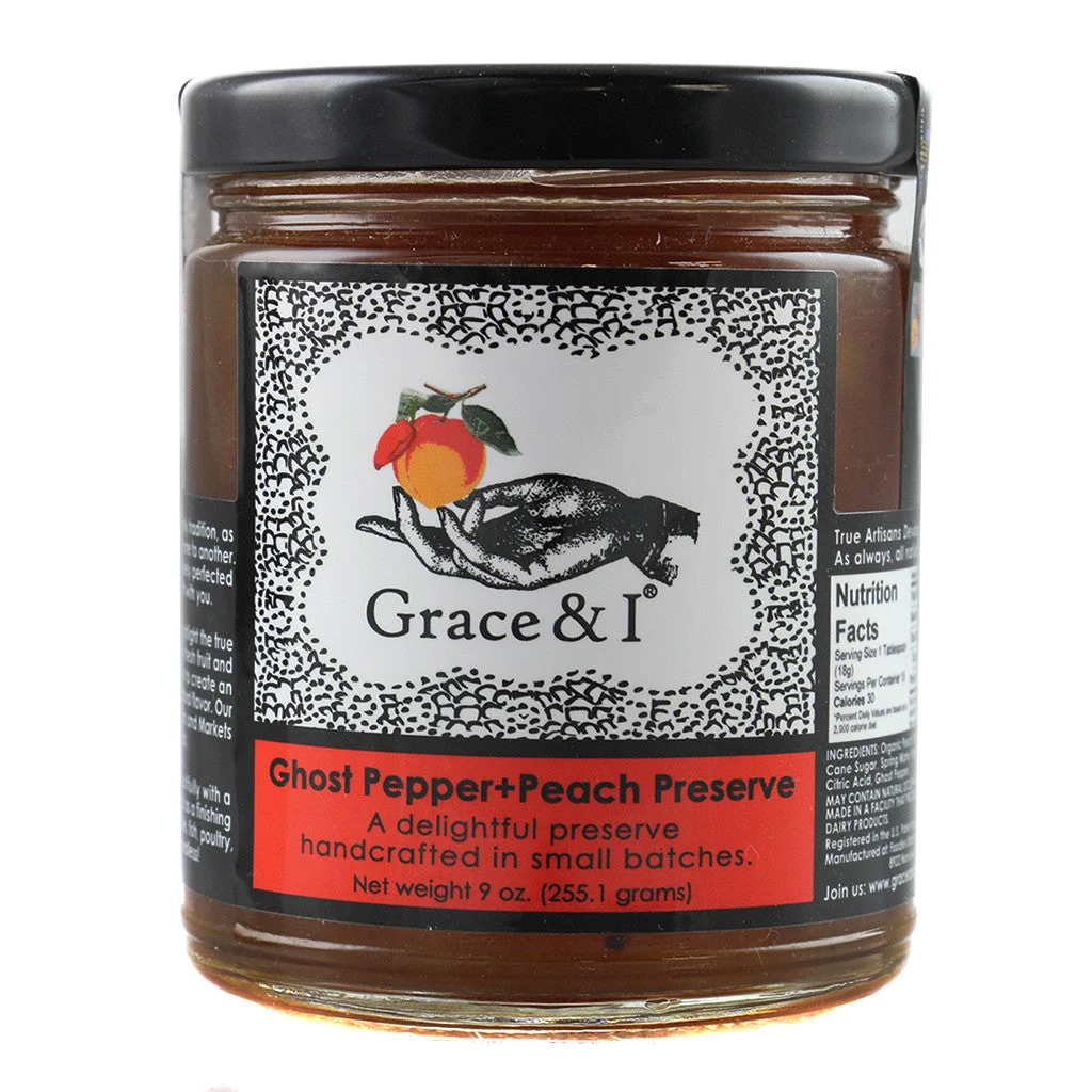 Grace and I Ghost Pepper & Peach Preserves