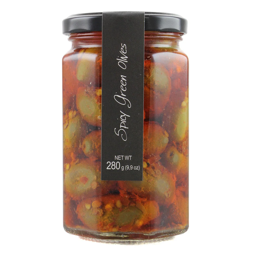 Casina Rossa Spicy Squashed Green Olives