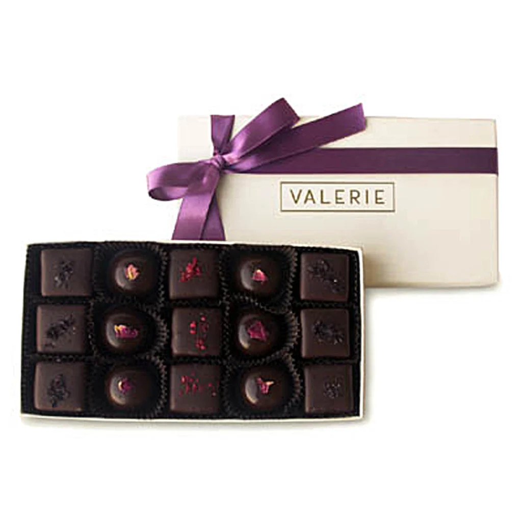 Valerie 15pc Black & Blue Truffles