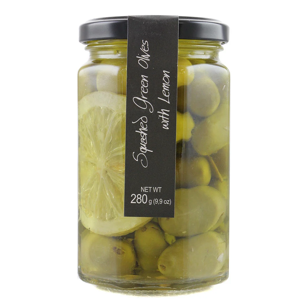 Casina Rossa Lemon Squashed Green Olives