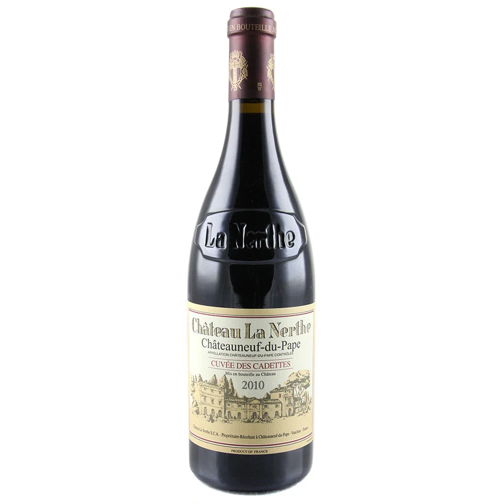 2010 Chateau La Nerthe Chateauneuf du Pape Cuvee des Cadettes 750mL