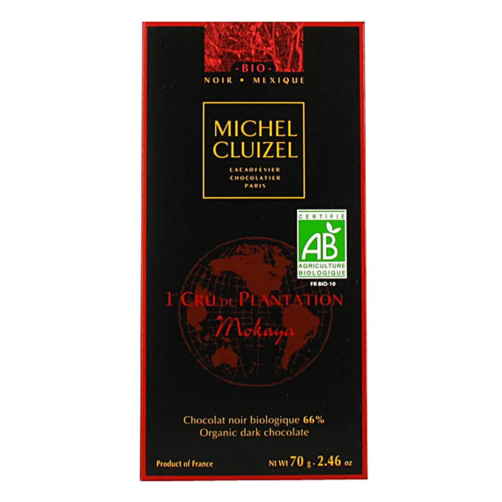 Cluizel 66% Cocoa Single Estate Mokaya Dark Choc Bar 70gr