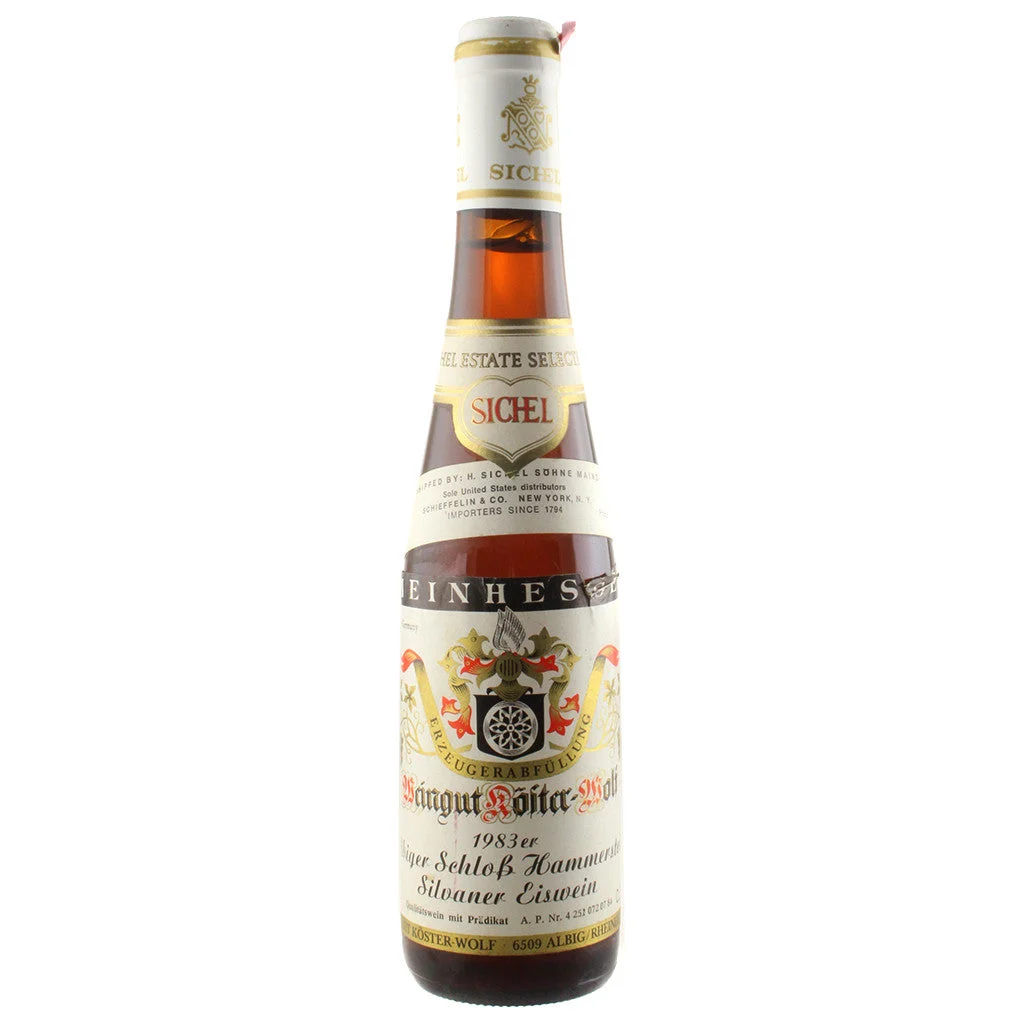 1983 Sichel Weingot K Wolf Siluawed Eiswein 375mL
