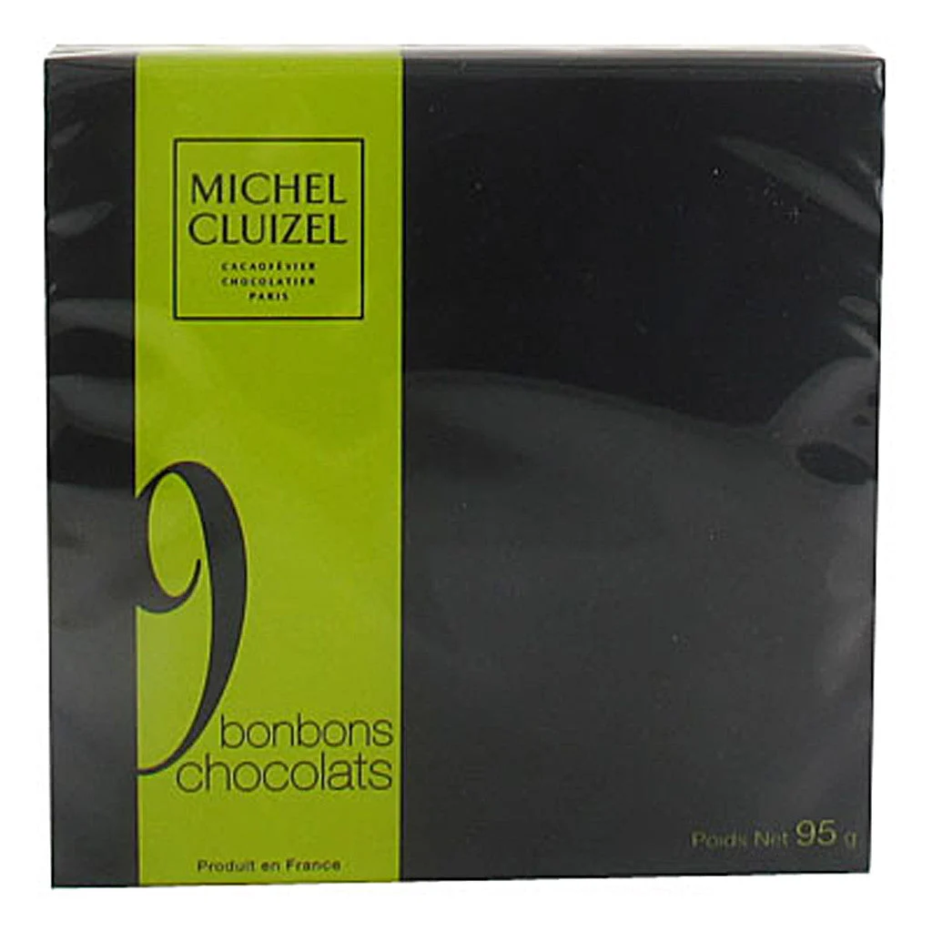 X Michel Cluizel Crus Dark Chocolate Ballotin 9 pc 95g