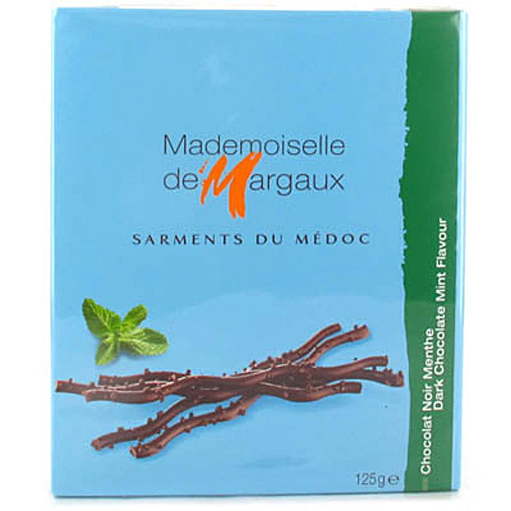 Mademoiselle de Margaux Mint Dark Choc Twigs (50pcs)