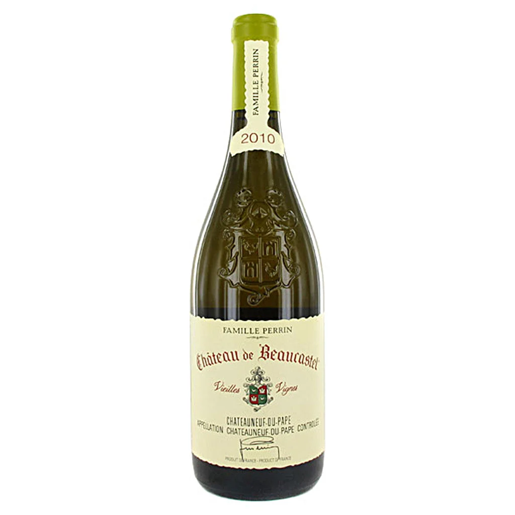 2010 Chateau de Beaucastel Chateauneuf du Pape Blanc Roussanne Vieilles Vignes 750mL
