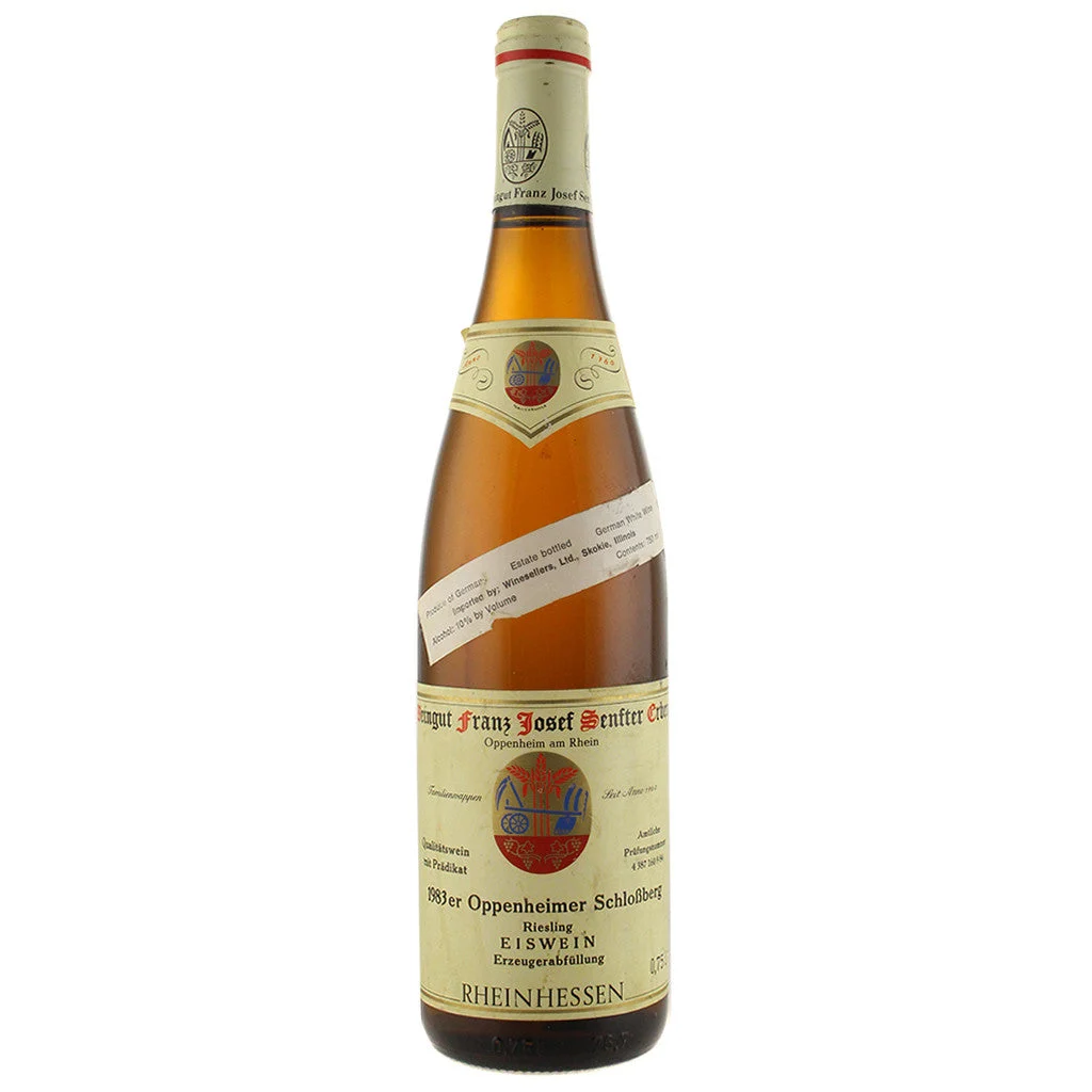 1983 Weingut Franz Josef Senfter Erben Oppenheimer Schlossberg Rheinhessen Riesling Eiswein 750mL