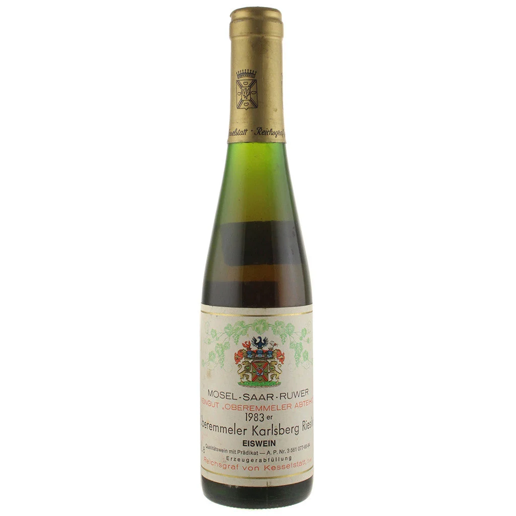 1983 Reichsgraf von Kesselstatt Oberelemmer Karlsberg Riesling Eiswein QmP Gold Cap 375mL