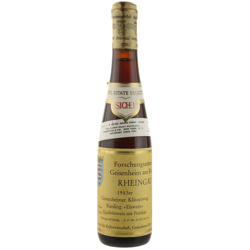 1983 Kellerwirtschaft 'Geisenheimer Klauserweg' Riesling Eiswein, Rheingau 375mL