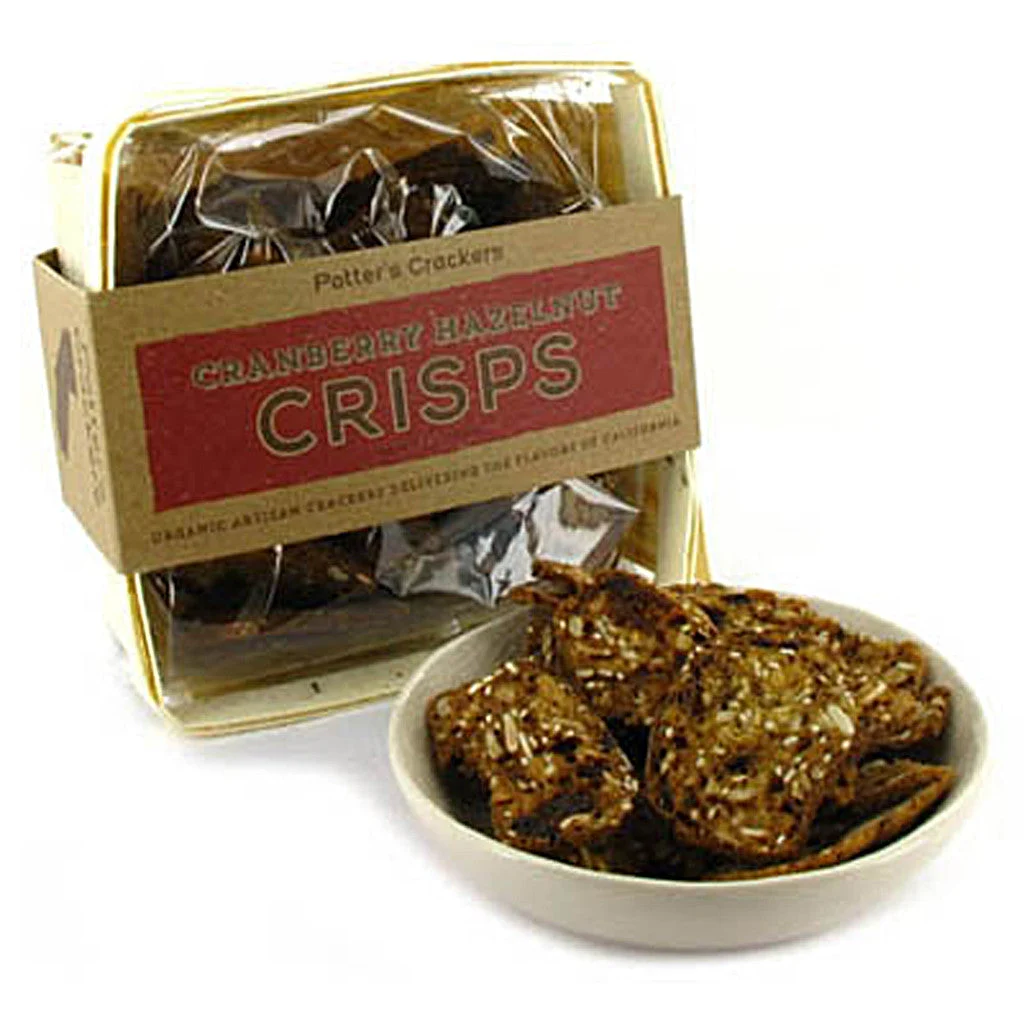 Potter's Crisps Cranberry Hazelnut