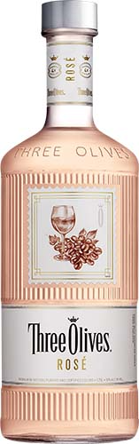 THREE OLIVES ROSE VODKA