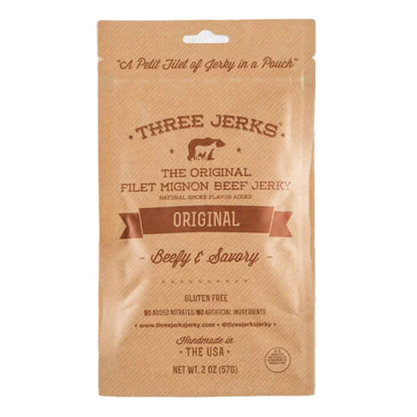 Three Jerks Original Filet Mignon Beef Jerky
