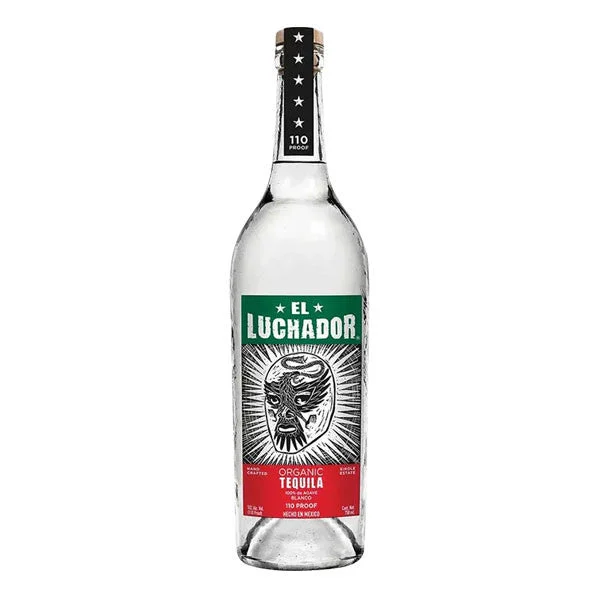 El Luchador Silver Tequila (110 proof) 750mL