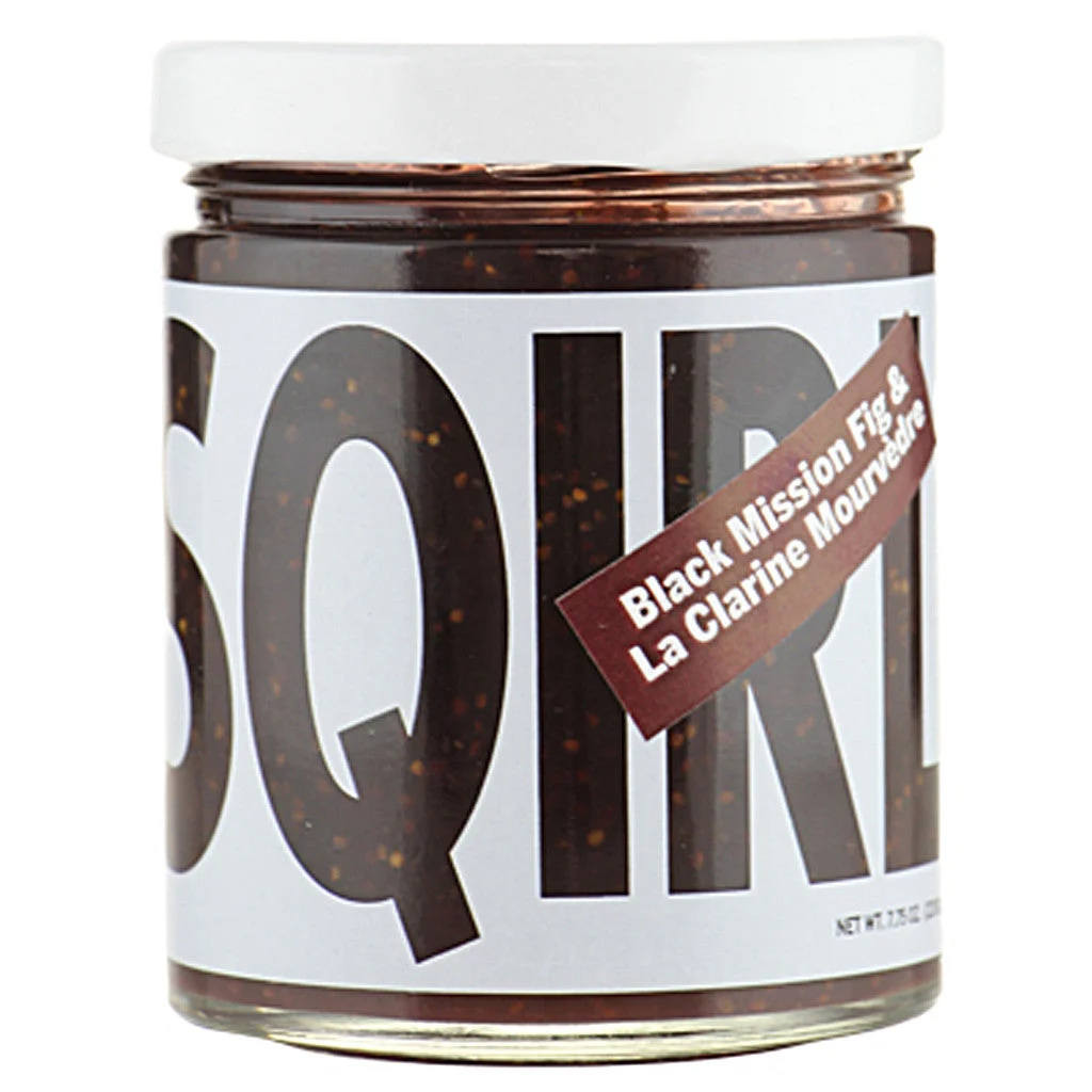 Sqirl Black Mission Fig & La Clarine Mourvedre Wine