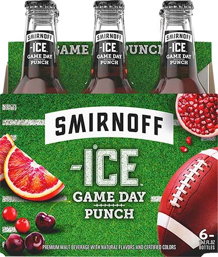 SMIRNOFF RED WHITE & BLUE/ GAME DAY PUNCH 6PK