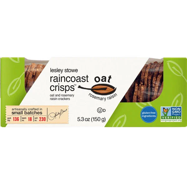 Raincoast GF Rosemary Raisin Crisps Almond Flour