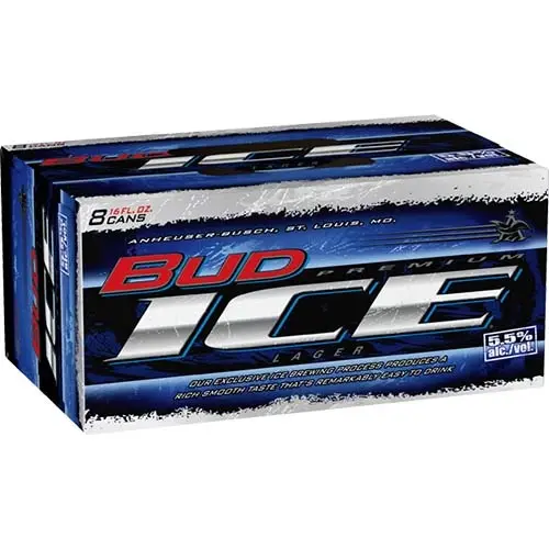 BUD ICE 8PK 16OZ CANS