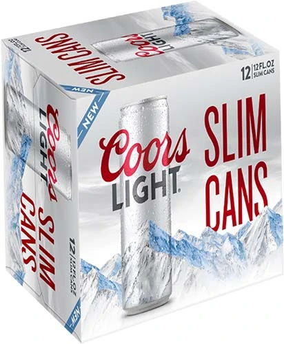 COORS LIGHT CANS 12OZ 12PK