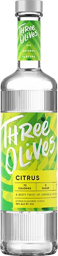 THREE OLIVES CITRUS VODKA
